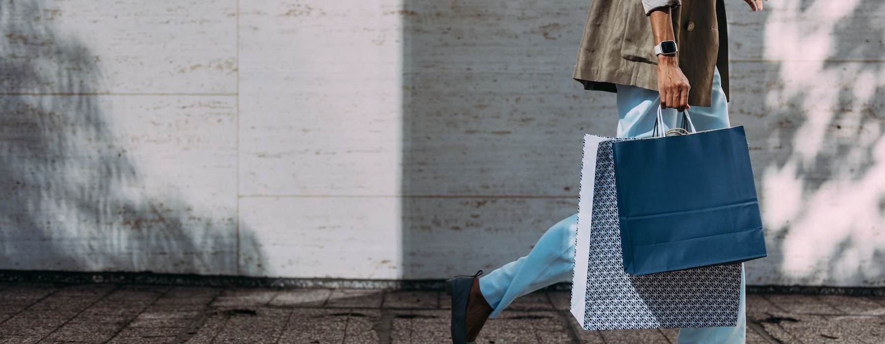 a person carrying a bag